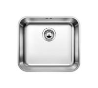 Cuve à intégrer sous plan en acier inox lisse - BLANCO SUPRA 450-U - 1 bac - Vidage manuel - Finition brossée