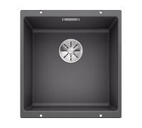 cuve, à intégrer sous plan, en SILGRANIT®PuraDur®, BLANCOSUBLINE 400 U, 1 cuve, sans égouttoir, vidage 90 mm InFino manu