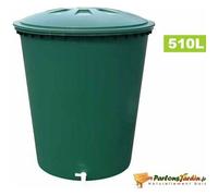 Cuve cylindrique de récupération d'eau de pluie…