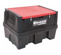 Cuve de ravitaillement gasoil PE 450L avec kit pompe à gasoil 12V 45 l/min et pistolet automatique/capot DRAKKAR - 08041