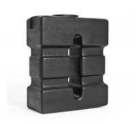 Cuve de stockage d'eau enterrée verticale 1000l rectangulaire