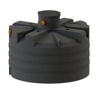 Cuve de stockage d'eau enterrée verticale 5000l