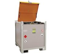 Cuve DT-Mobil PRO ACIER ADR 980/200 litres COMBI Premium Plus SIM - Cematic Duo 24/12 V - Capot - CEMO