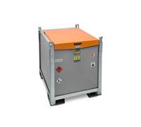 Cuve DT-Mobil PRO ACIER ADR 980/200 litres COMBI standard - BiPump 12 V - Capot - CEMO - 10793