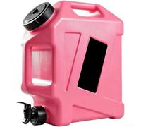 Cuve Eau Portable 12L Ergonomique Cuve Eau Portable 12L Ergonomique | pour robinets fixes pratiques, débit fluide, accès pour facile, idéal randonnée, matériau HDPE durable(Pink 12L)