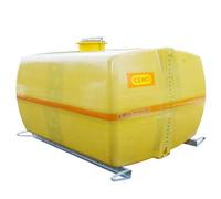 Cuve en polyester fibre de verre coffre 8 000 litres - Pour eau, engrais, émulseur incendie - CEMO - 11325S