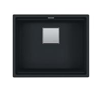 Kubus 2 Evier sous plan 56x46cm en Fragranit+, Noir mat (KNG110-52MC)