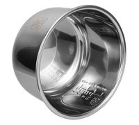 Cuve Intérieure de Cuiseur à Riz Argenté en Acier Inoxydable 5l | Remplacement, Conception Grosse Capacité Repère Gradué, Usage Polyvalent et Finition Soignée
