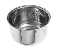 Cuve Intérieure de Rechange en Acier Inoxydable pour Cuiseur à Riz 2l | Compatibilité, Cuisson Variée, Nettoyage Facile, Conduction Homogène, Finition Argentée