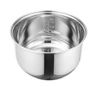 Cuve Intérieure De Rice Cooker 5L, Compatible With Esperanza EKG011 | Bol intérieur multicuiseur en acier inoxydable 304, chauffe rapidement, facile à nettoyer
