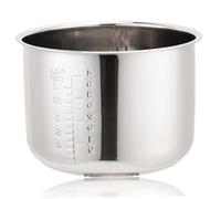 Cuve IntéRieure Du Cuiseur à Riz En Acier Inoxydab Cuve intérieure de cuiseur à riz en acier inoxydable 5 L, avec échelle for cuiseur à riz, cuiseur à riz, cuiseur à riz de remplacement Pour Cuiseur à