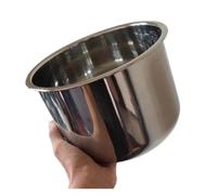 Cuve intérieure en acier inoxydable for cuiseur à riz, compatible avec Zojirushi NS-TSC18/NL-AAC18 (modèle 10 tasses), remplacement en acier inoxydable