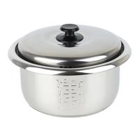Cuve intérieure épaisse en acier inoxydable 304 for cuiseur à riz, compatible avec Tristar RK-6111 et RK-6126 [1 L]