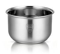 Cuve Intérieure pour Cuiseur à Riz 2l en Acier Inoxydable Argenté | Compatible, Conduction Homogène, Nettoyage Facile, Accessoire Cuisine pour Usage Domestique ou Restaurant