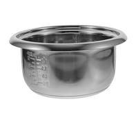 Cuve Intérieure pour Cuiseur à Riz 4l 700w en Acier Inoxydable Argenté | Cuiseur Riz Cuve Inox, Remplacement Pratique de L’ancienne Cuve, Transmission Thermique, Pièce de Rechange 4l