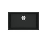 Cuve maris mrg 21072 fragranit noir mat 1 cuve sans égouttoir à encastrer 753 x 433 cm