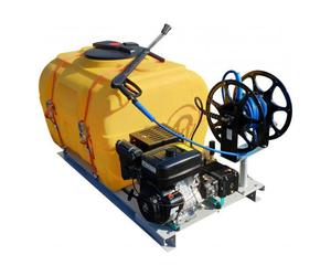 Cuve PE coffre équipée sur plateau 600 litres nettoyeur haute pression thermique à essence - CEMO - 91304