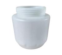 Cuve Peinture Transparente pour Pulvérisateur Électrique avec Col Vissé et Forme Cylindrique pour Un Uniforme du Produit Adapté aux Projets Maison et Petites Réparations, Size to 1