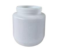Cuve Peinture Transparente pour Pulvérisateur Électrique avec Col Vissé et Forme Cylindrique pour Un Uniforme du Produit Adapté aux Projets Maison et Petites Réparations, Size to 2