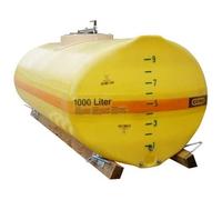 Cuve PFV ovale 1 000 litres court avec trou d'homme - Pour eau, engrais, émulsion incendie - CEMO - 1004S