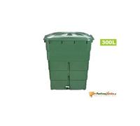 Récupérateur d'eau de pluie 300L Garantia coloris vert L.66 x l.82 x H.91 cm