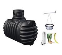 Cuve récupérateur à eau à enterrer 2650 l Graf 295311 noir G