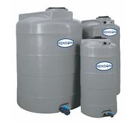 CUVE STOCKAGE VERTICALE GRISE EN PE 3000L PRE EQUIPEE - RENSON - 818308