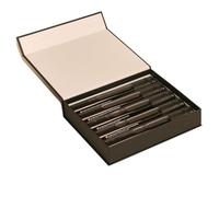 Cuvée Privée - Coffret dégustation grands vins - 5 flacons 10 cl (3 rouges, 2 blancs) - Chablis, Pommard, Sancerre, Saint-Émilion Grand Cru, Châteauneuf-du-Pape - Cadeau Noël
