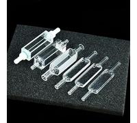 Cuvette à cellule d'écoulement à Quartz, longueur de chemin optique de 10mm, capacité de 3.5ml, transmission > 80%, for longueurs d'onde de 200 à 2500nm, 1 pièce(QP-DD PTFE Joint)