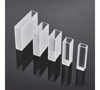 Cuvette à quartz de qualité supérieure conçue pour spectrophotomètre pour 751722 avec un chemin optique de 10 mm et des côtés givrés pour une manipulation facile (5)