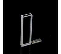 Cuvette à quartz for spectromètre - Cellule de chemin lumineux de 2 mm for analyse UV-Vis, volume de 0,7 ml, largeur de fente de 10 mm