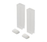 Cuvette à quartz pour spectrophotomètre pour chemin optique 751/722 10 à 50 mm Quartz transparent haute pureté avec transmission UV supérieure à 80 degrés résistant à la chaleur pour 600 °C 2 (5 mm)