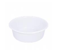 Cuvette alimentaire ronde emboitable 7,5 L - blanc