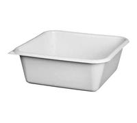 Aluminium et plastique cuvette 24 carre 3l*gris mouchete*riv. Gris
