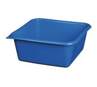 Cuvette carrée - 32 cm - 8. 5 L - bleu