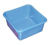 Cuvette carrée - 38 cm - 15 L - bleu