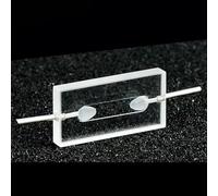 Cuvette de cellules de comptage à quartz de 0,1 mm - Plat colorimétrique à contre-courant de quartz intégré for des mesures précises