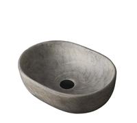 Cuvette de lavabo Salle de bain rétro lavabo à poser patio extérieur intérieur simple vasque meuble-lavabo