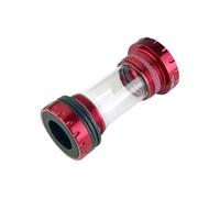 Cuvette pedalier a visser route/vtt type shimano hollowtech rouge boite 68/73mm