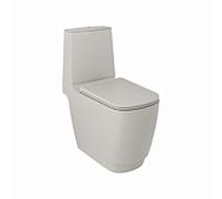 Cuvette de toilette à chasse d'eau en spirale Kludi RESA S 27WCB02O2 68 cm, bonde en S Matt Light Dov