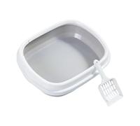 Cuvette de toilette Felines avec ventilation pour protéger l'intimité - Pour voiture, voyage, hôtel, séjours à faible suivi - Bac à sable semi-fermé pour chats