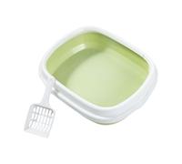 Cuvette de toilette Felines avec ventilation pour protéger l'intimité - Pour voiture, voyage, hôtel, séjours à faible suivi - Bac à sable semi-fermé pour chats