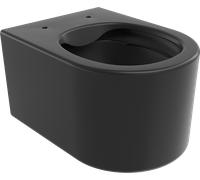 Cuvette de toilette Mexen Sofia sans bord noire mate suspendue