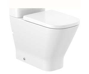Cuvette de w.c. au sol réhaussée sans bride The Gap Square blanc - ROCA A3421AC000