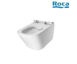 Cuvette de WC suspendue en porcelaine sans bride Rimless Blanc THE GAP - ROCA A34647L000
