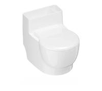 Cuvette d'eau de toilette pour chat, bol mural en forme de toilettes, distributeur d'eau, fontaine d'eau en forme de toilettes, pour chats et petits chiens (A)