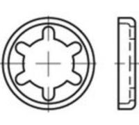 Cuvette dentée 88496 acier étamé par galvanisation 100 pc(s) Alstertaler Schrauben & Präzisionsteile 884960104060000