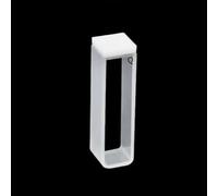 Cuvette en quartz de 10 mm - Lot de 2, cuve ronde for échantillon liquide de 3,5 ml for spectrophotomètre, double face transparente