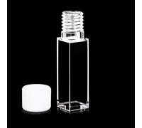 Cuvette en spirale de quartz, longueur de trajet de 10 mm, volume de 3,5 ml, transmission de la lumière à 5 voies for la spectroscopie