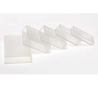 Cuvette en verre résistante aux solvants de 30 mm for analyse spectrophotométrique - Capacité de 10,5 ml(100mm 4Pcs)
